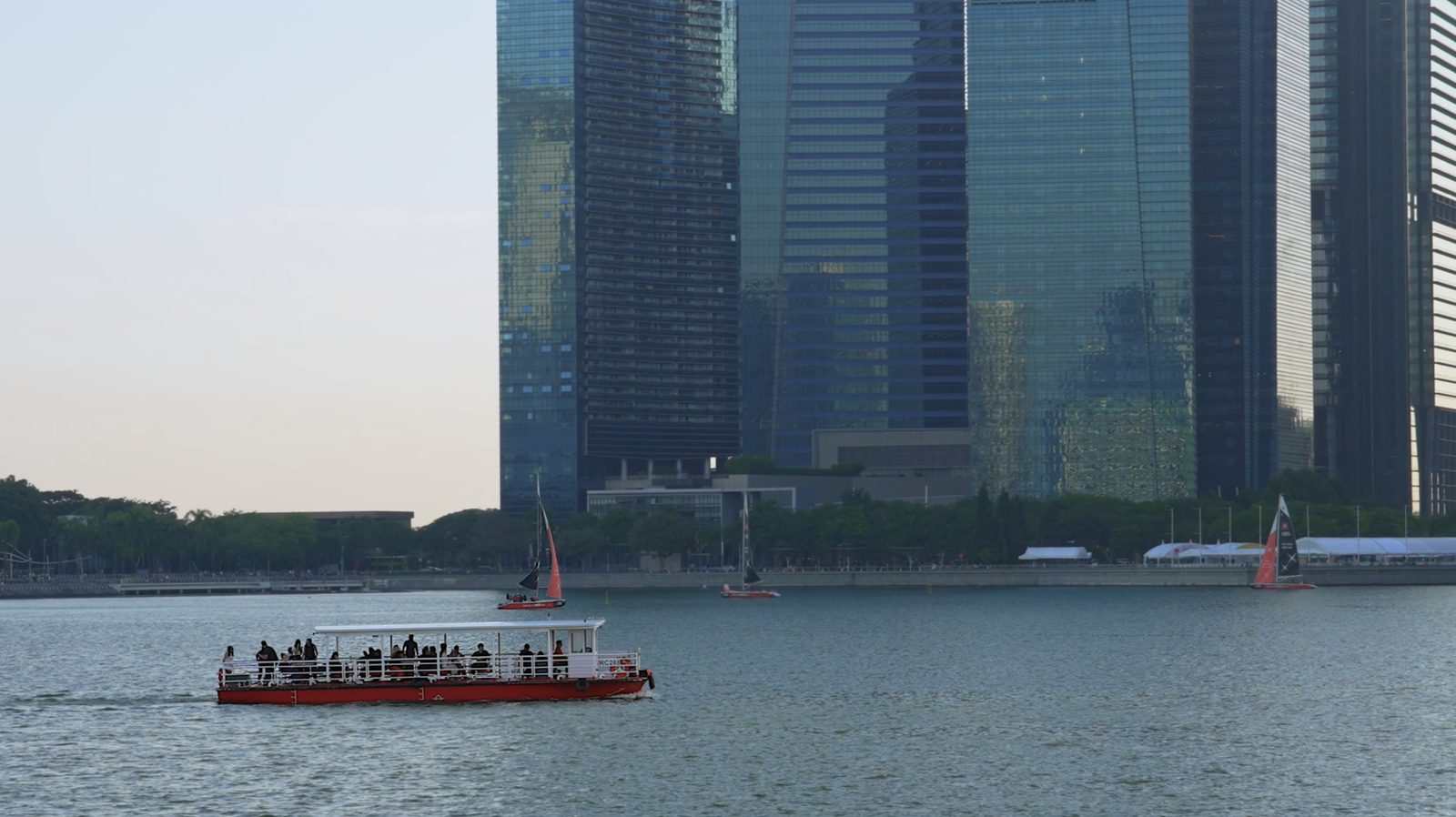 Marina Bay skyline, Singapore
