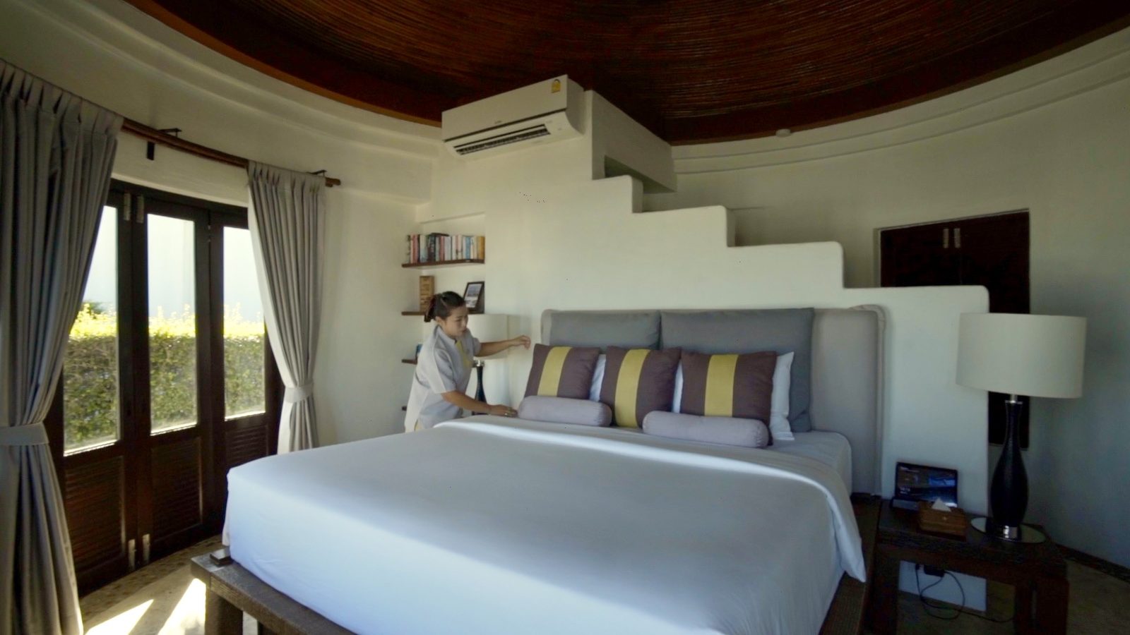 Clean water texture — stripping a hotel film back to what matters