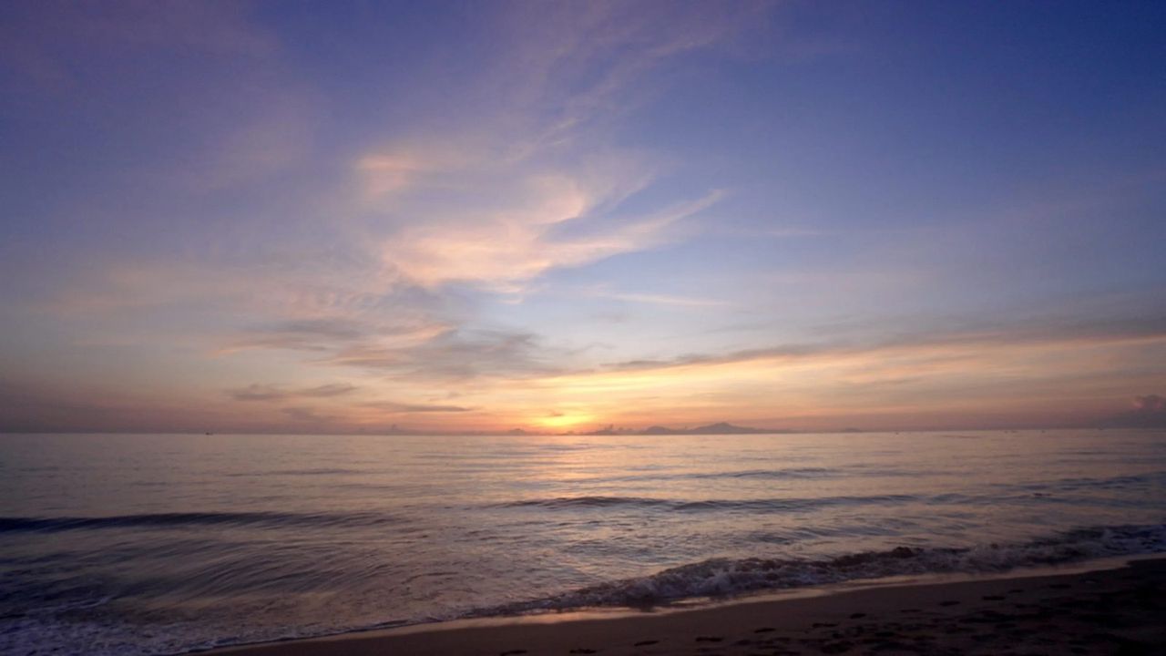 Coastal light at dusk — filming a hotel along the Vietnamese coast