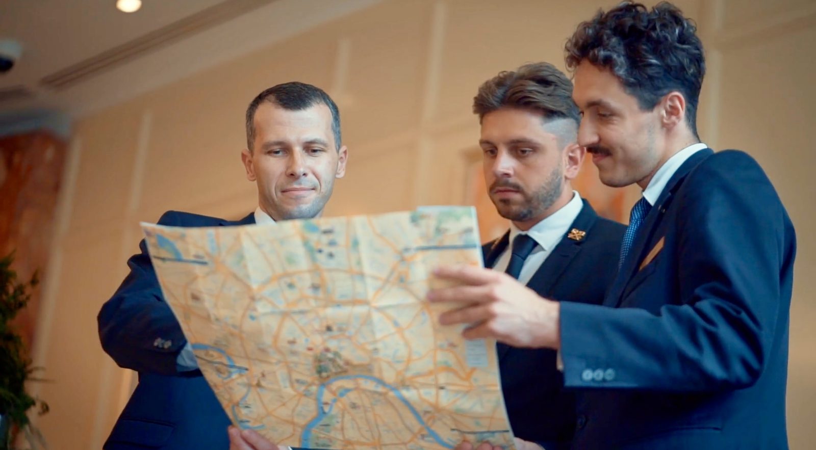 Hotel staff caught mid-craft — real moments, not staged ones