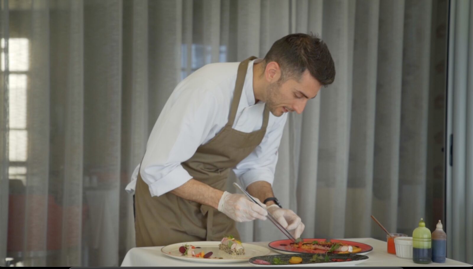 The chef at work